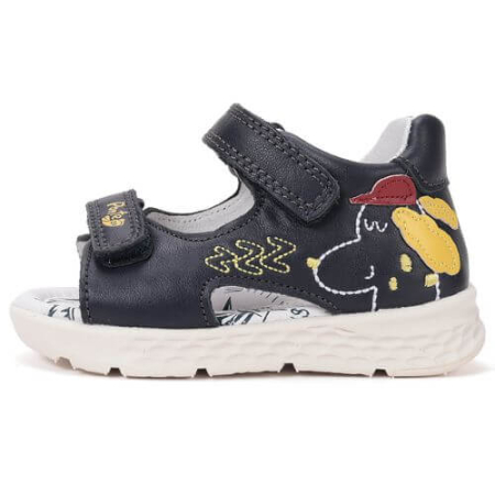 Sandale baieti - Sandale copii baieti din piele Ponte, Albastru - DA05-6-1864A