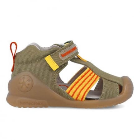 Sandale copii baieti din textil Biomecanics, Verde - 252175-B801 [1]