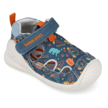 Sandale copii baieti din textil Biomecanics, Albastru - 262184-A556 [1]