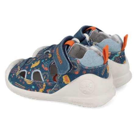 Sandale copii baieti din textil Biomecanics, Albastru - 262184-A556 [3]