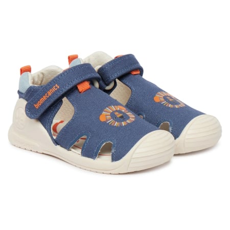 Incaltaminte Copii - Sandale copii baieti din textil Biomecanics, Albastru - 262185-A556
