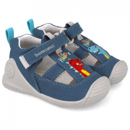 Sandale copii baieti din textil Biomecanics, Albastru - 252177-A556 [0]