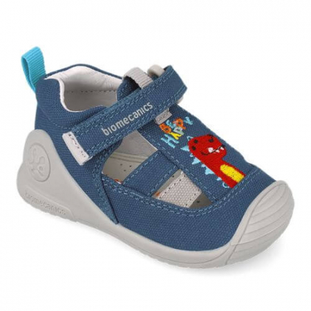 Sandale copii baieti din textil Biomecanics, Albastru - 252177-A556 [3]