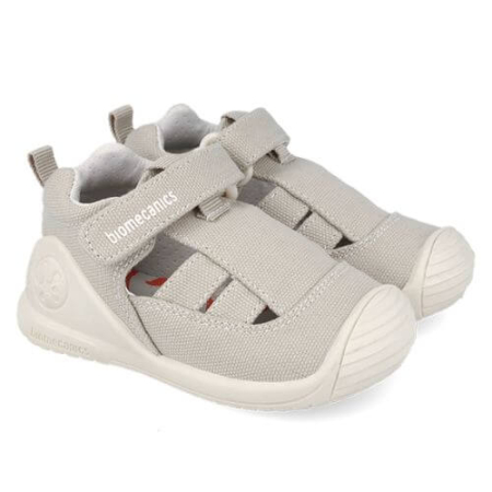 Colectie Primavara - Sandale copii baieti din textil Biomecanics, Gri - 262187-C887