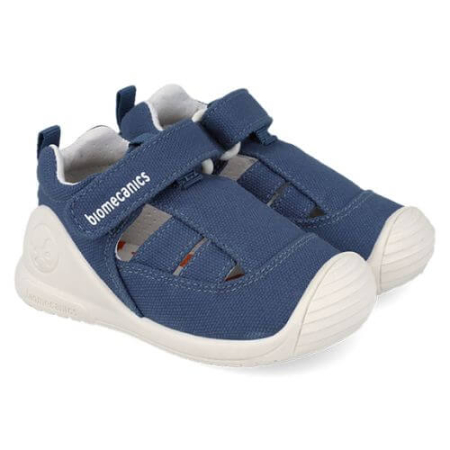 Incaltaminte Baieti - Sandale copii baieti din textil Biomecanics, Albastru - 262187-A556