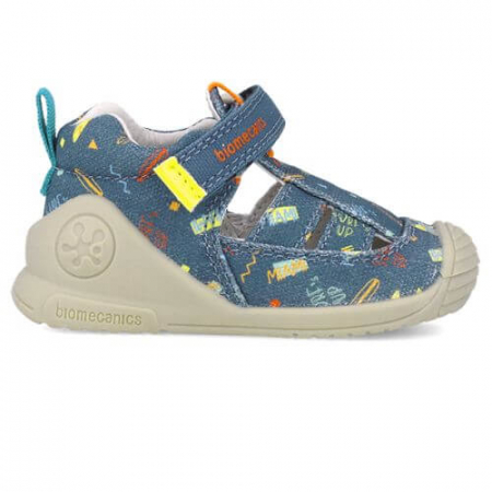 Sandale copii baieti din textil Biomecanics, Albastru - 252179-A556 [1]