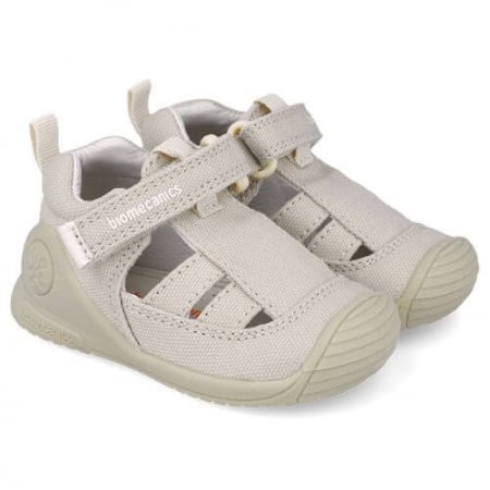 Sandale copii baieti din textil Biomecanics, Gri - 252174-B103 [0]
