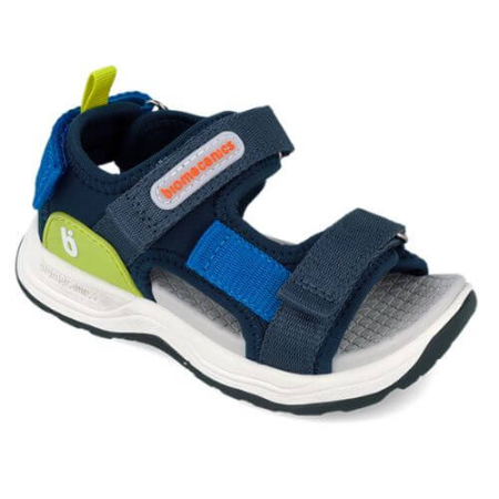 Sandale copii baieti din textil Biomecanics, Albastru - 262242-A089 [2]