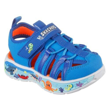 Sandale copii baieti din textil Skechers, Albastru - 407041-LTBL [1]
