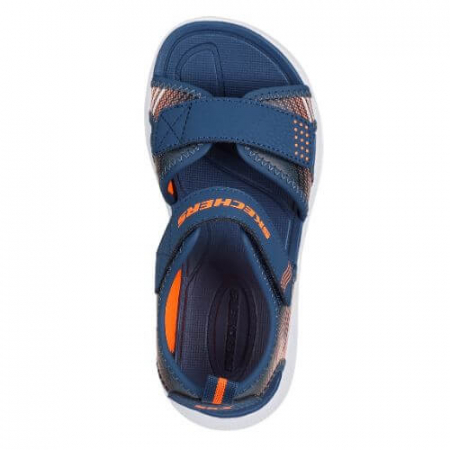 Sandale copii baieti MICROSPEC-SPLASH Skechers, Albastru - 407034-NVOR [3]