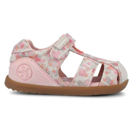 Sandale copii fete calapod lat din textil Biomecanics, Roz - 262193-A103 [1]
