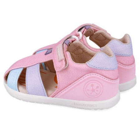 Sandale copii fete calapod lat din textil Biomecanics, Lila - 252192-A164 [3]