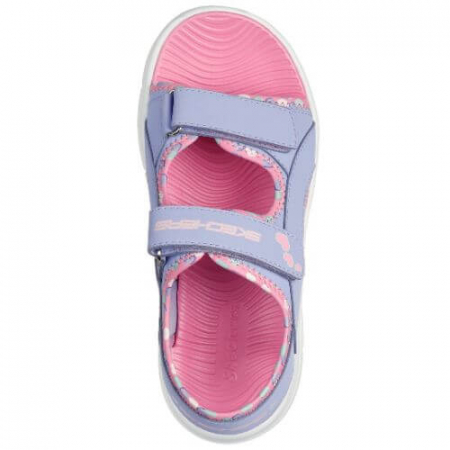 Sandale copii fete din material sintetic Skechers, Lavanda - 303049-LVLP [3]