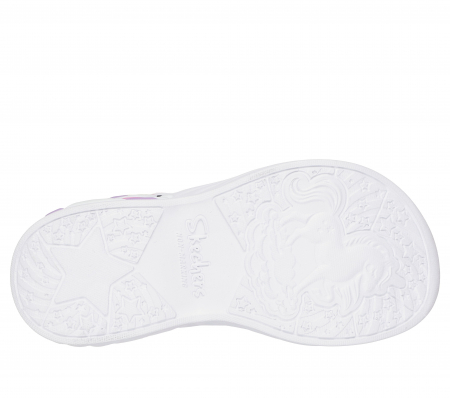 Sandale copii fete cu LED din material sintetic Skechers, Roz - 303107-PKMT [3]