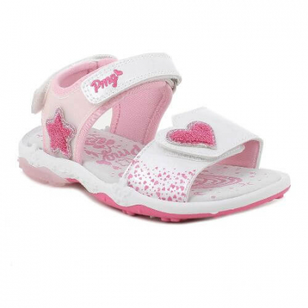 Sandale fete - Sandale copii fete din textil Primigi, Roz - 7973500