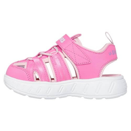 Sandale copii fete din material sintetic Skechers, Roz - 303162-PKLP [2]