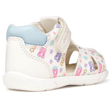 Sandale copii fete din material sintetic Geox, Alb - B556FB_05404_C0270 [3]