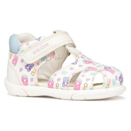 Sandale copii fete din material sintetic Geox, Alb - B556FB_05404_C0270 [1]