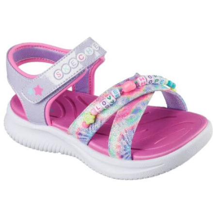 Sandale copii fete din material sintetic Skechers, Lavanda - 303045-LVMT [1]