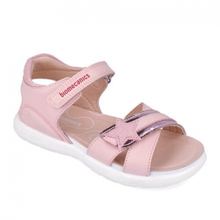 Sandale copii fete din piele Biomecanics, Roz - 252244-A032 [2]