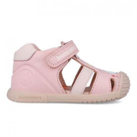 Sandale copii fete din piele Biomecanics, Roz - 252106-A032 [2]