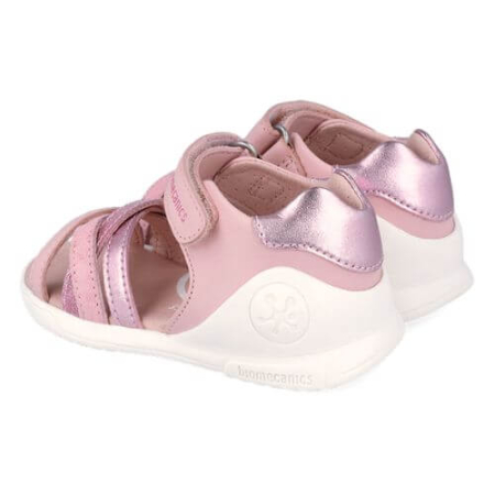 Sandale copii fete din piele Biomecanics, Roz -262140-A032 [3]