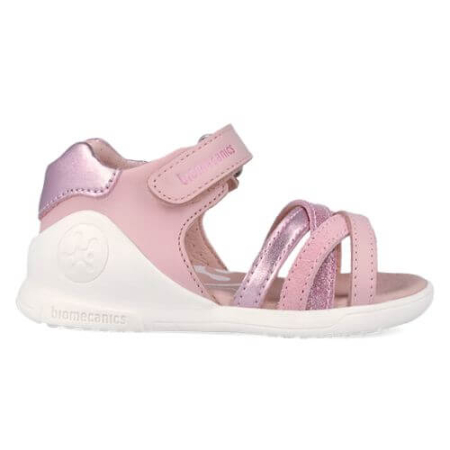 Sandale copii fete din piele Biomecanics, Roz -262140-A032 [2]