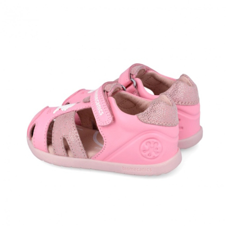 Sandale copii fete din piele Biomecanics, Roz - 262160-A711 [1]