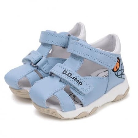 Incaltaminte Baieti - Sandale copii baieti din piele DD Step, Albastru - G064-51470