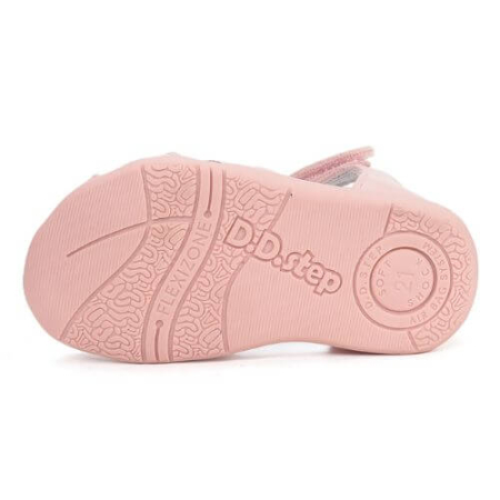 Sandale copii fete din piele DD Step, Roz - G075-61516D [6]
