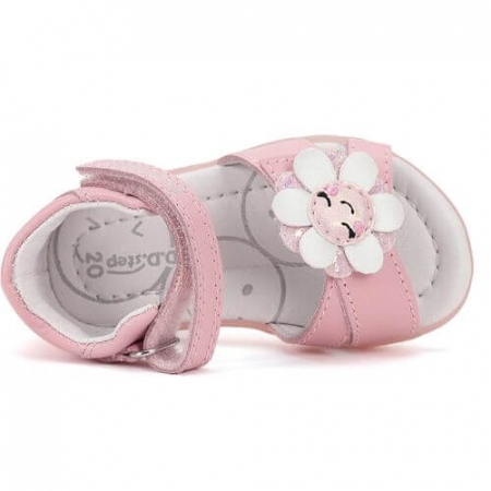 Sandale copii fete din piele DD Step, Roz - G075-51813A [3]