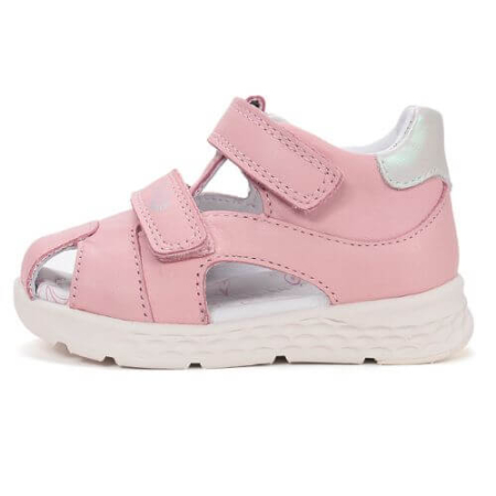 Sandale fete - Sandale copii fete din piele Ponte, Roz - DA05-6-1808B
