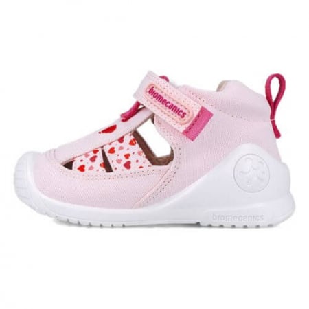 Sandale copii fete din textil Biomecanics, Roz - 252184-C032 [5]