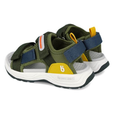 Sandale copii baieti din textil Biomecanics, Verde - 262242-B801 [3]