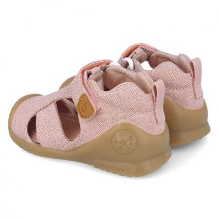 Sandale copii fete din textil Biomecanics, Roz - 252181-B032 [4]