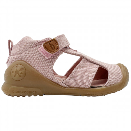 Sandale copii fete din textil Biomecanics, Roz - 252181-B032 [7]