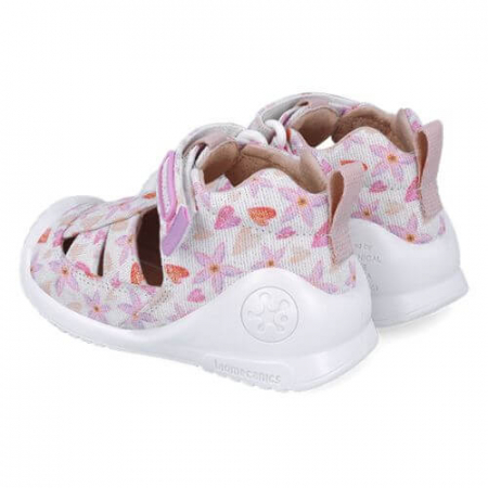 Sandale copii fete din textil Biomecanics, Roz - 252185-B050 [4]