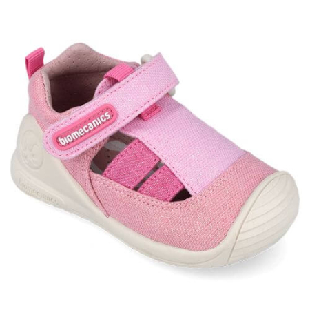 Sandale copii fete din textil Biomecanics, Roz - 262179-D032 [1]