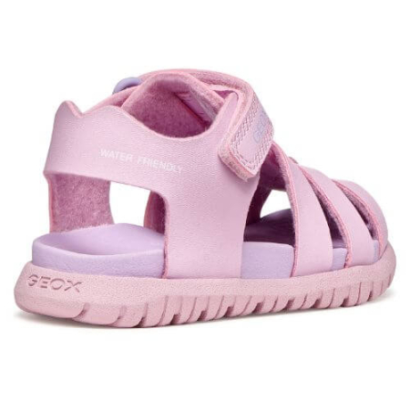 Sandale copii fete din material sintetic Geox, Roz/Liliac - B556BA_000BC_C8842 [3]