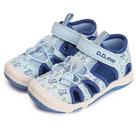 Sandale copii baieti din canvas DD Step, Albastru - G065-41329B [0]