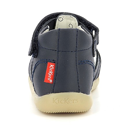 Sandale copii baieti din piele Kickers, Albastru - 962450-10-102 [4]
