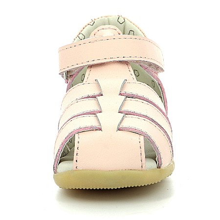 Sandale copii fete din piele Kickers, Roz - 962450-10-131 [3]