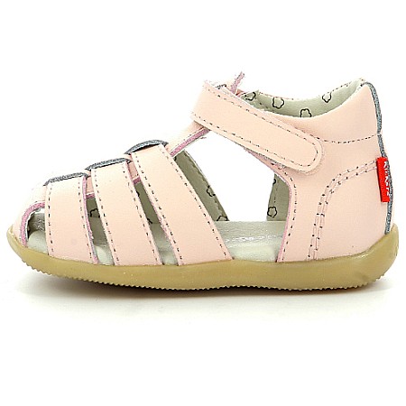 Sandale copii fete din piele Kickers, Roz - 962450-10-131 [2]