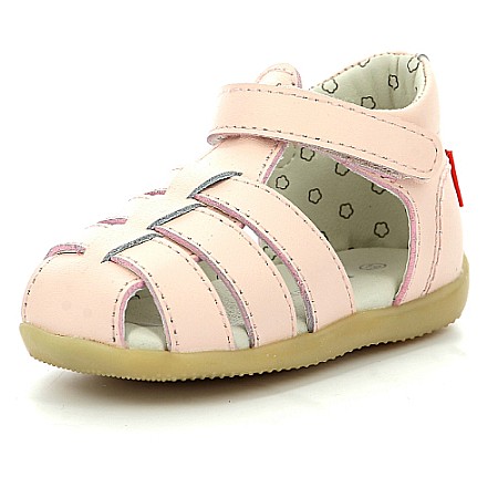 Sandale copii fete din piele Kickers, Roz - 962450-10-131 [1]