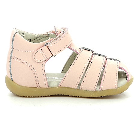 Sandale copii fete din piele Kickers, Roz - 962450-10-131 [0]