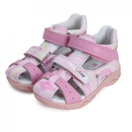 Sandale copii fete din piele DD Step, Roz - G064-41911B [0]