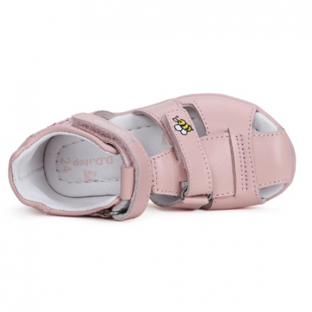 Sandale copii fete din piele DD Step, Roz - G075-41324 [4]