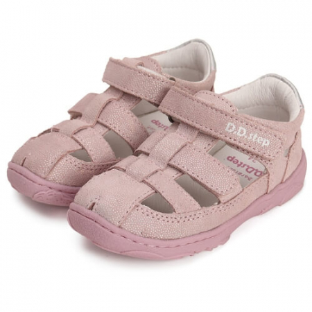 Sandale copii fete din piele DD Step, Roz - G077-41565B [0]