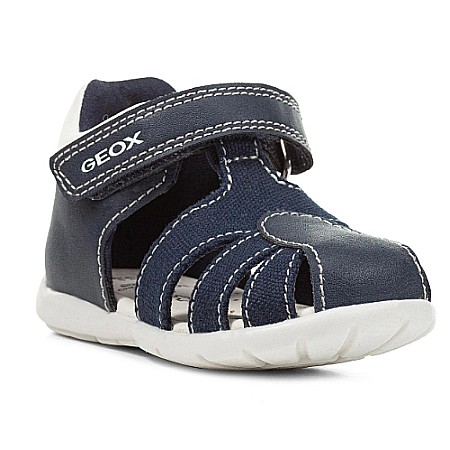 Sandale - Sandale copii baieti din piele Geox, Albastru - B451PC_05410_C4211