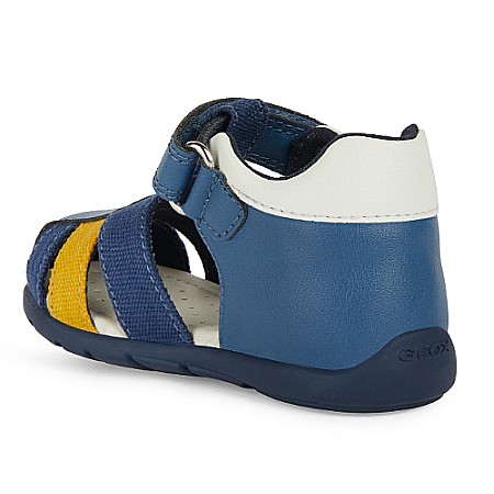 Sandale copii baieti din piele Geox, Albastru - B451PC_05410_C4B2V [3]